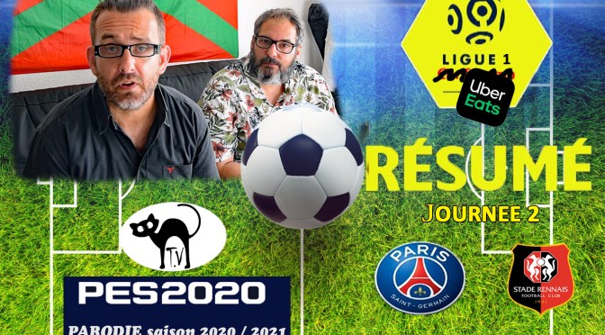 RÉSUMÉ journée 2 LIGUE 1 UBER EATS, RENNES vs PSG